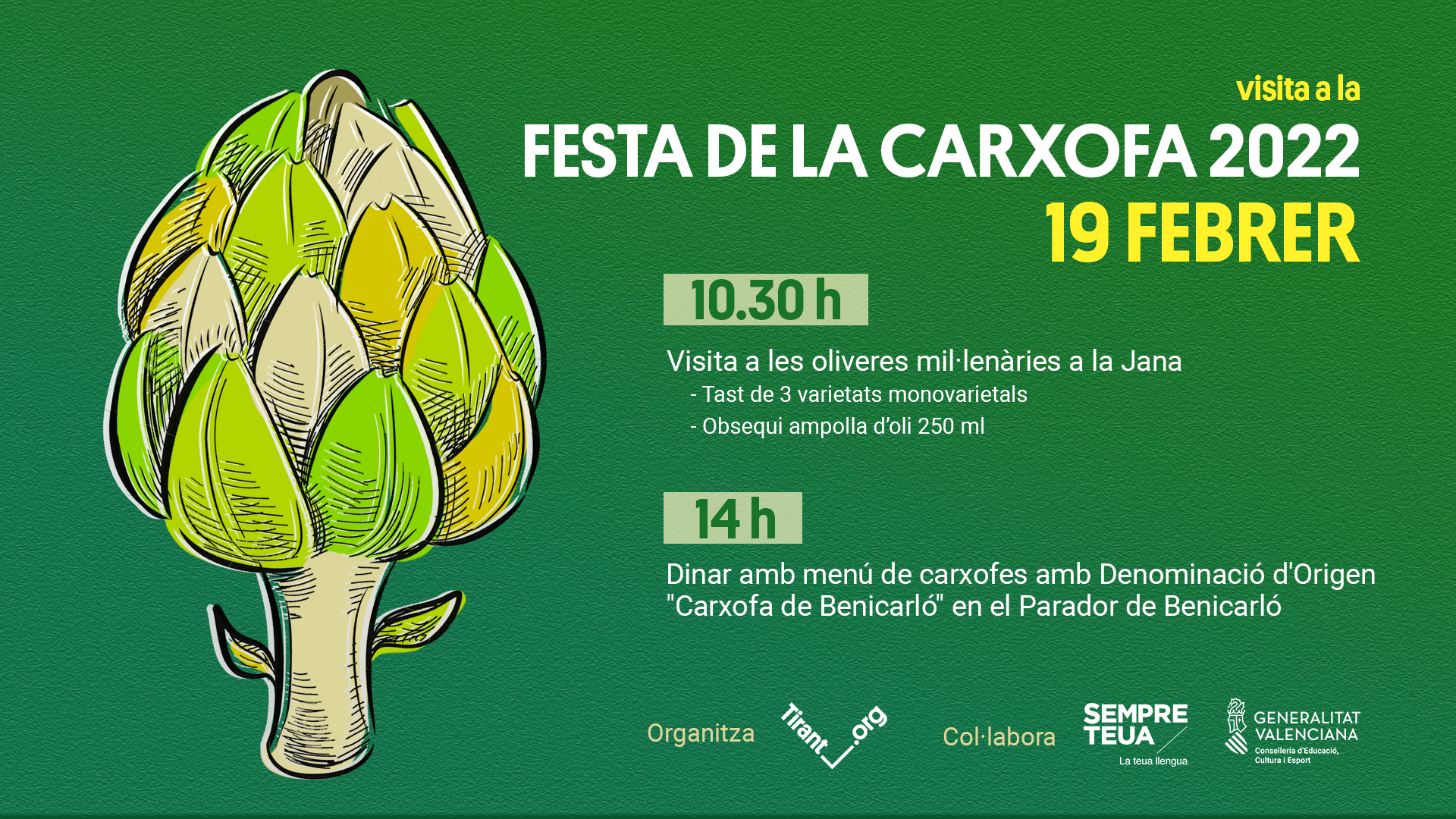 Visita a la Festa de la Carxofa 2022 a Benicarló